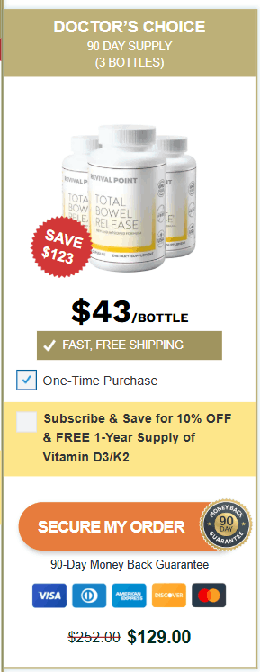 Total Bowel Release 3 bottle